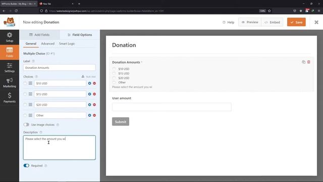 How To Create A Donation Form With Multiple Amounts In WPForms | WordPress Tutorial смотреть онлайн