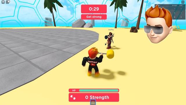 МОЯ ИГРА ВЫШЛА? СИМУЛЯТОР КАЧКА СМАЙЛ ФРЕДДИ? Roblox Gym Champions смотреть онлайн