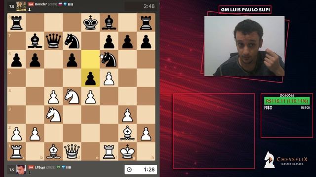 GM Supi x GM Matlakov - GM Luis Paulo Supi смотреть онлайн