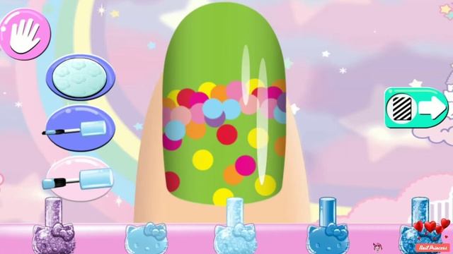 Счастливой пасхи | Игра для детей | Лак для ногтей | Детская игра | Цветная игра | Узнать цвета смотреть онлайн