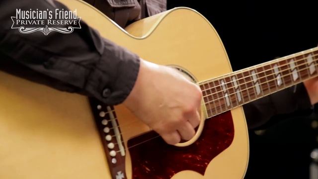 Gibson Limited Edition J-185 Custom Quilt Acoustic-Electric Guitar смотреть онлайн