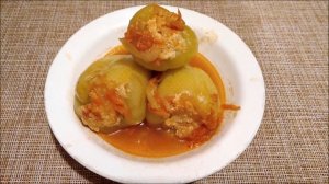 Фаршированные перцы с куриным фаршем.mp4