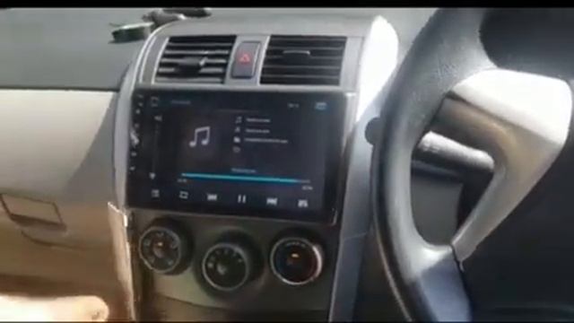 Toyota Corolla Android Screen Panel and Sun Visor | Easy installation| AUTOKING.PK смотреть онлайн