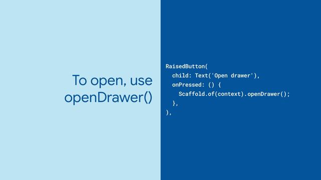 Drawer (Flutter Widget of the Week) смотреть онлайн