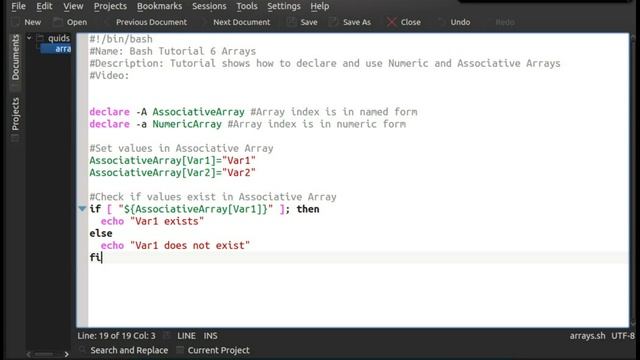 Bash Tutorial 6: Arrays смотреть онлайн