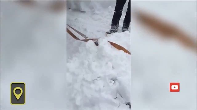 Украинские инновации: как убрать снег с помощью зиловского колеса? смотреть онлайн