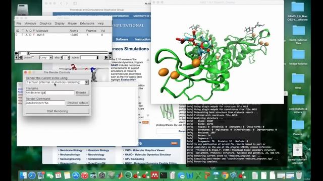 VMD Image making tutorial смотреть онлайн