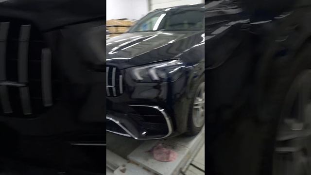 Передний бампер 63 AMG Mercedes GLE V167 GBT смотреть онлайн