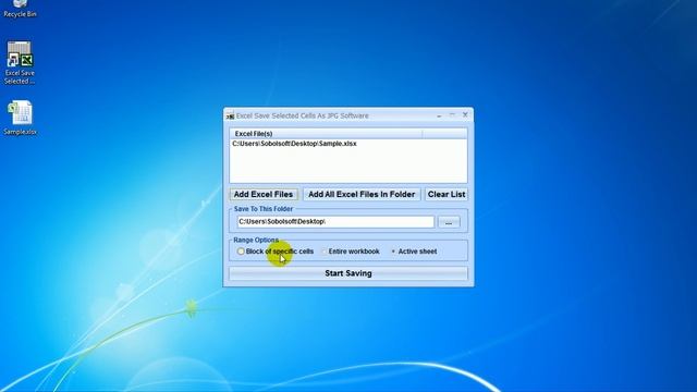 How To Use Excel Save Selected Cells As JPG Software смотреть онлайн