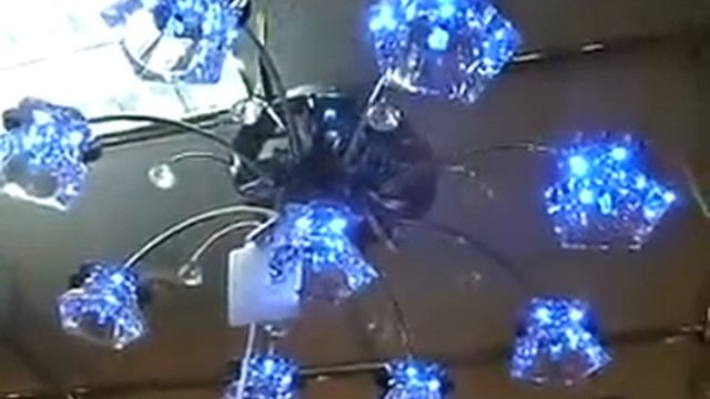 Люстра с пультом ДУ и светодиодной подсветкой 44179/9.wmv смотреть онлайн