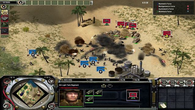 Axis & Allies Axis Campaign Mission 2: Battle of El Alamein (Germany) смотреть онлайн