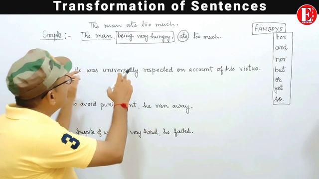 Transformation of Sentences | Interchange of Simple and Compound Sentences | #transformation | смотреть онлайн