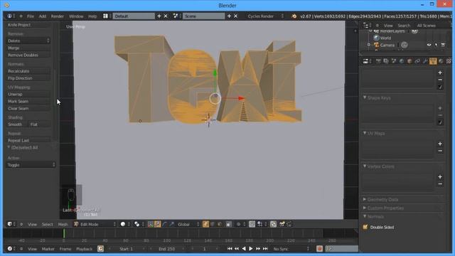 [Bl] Text in Buchstaben unterteilen(zum einzeln animieren) in Blender смотреть онлайн