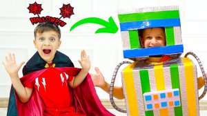 Рома стал роботом. Другие истории Дианы и Ромы [Видео для детей]