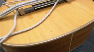 Приклейка подставки к классической гитаре