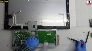 How To Disassembly BenQ GW2480 Monitor / Only Disassembly