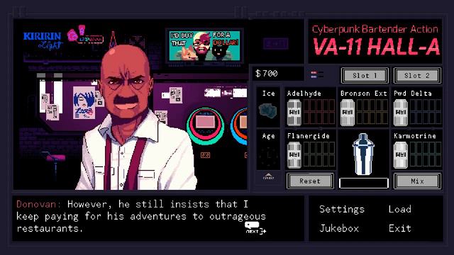 VA-11 HALL-A: Cyberpunk Bartender Action: Mr Triple D - Part 2 смотреть онлайн