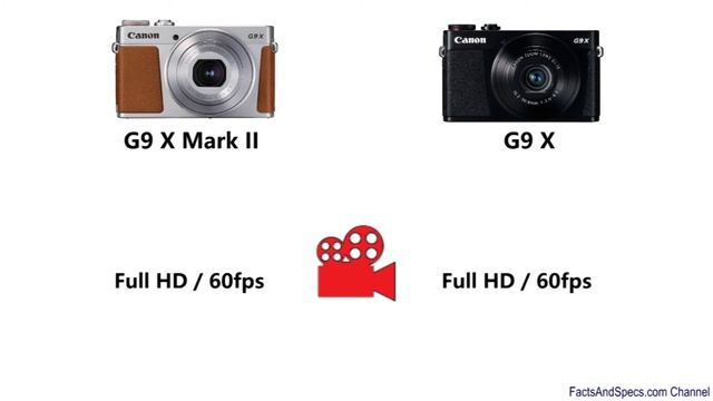 Canon PowerShot G9 X Mark II vs PowerShot G9 X смотреть онлайн