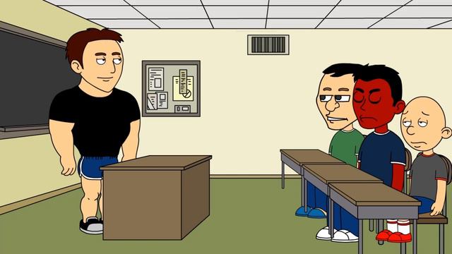 Classic Caillou Pulls The Fire Alarm/Grounded