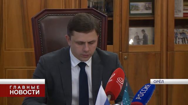 Андрей Клычков встретился с послом Узбекистана смотреть онлайн