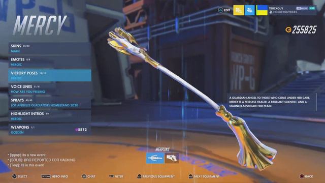 Mage Mercy Skin Demo (Golden Weapons)(PS5) смотреть онлайн
