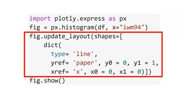 5.2) Plotly: Dynamic Histogram with Vertical Line смотреть онлайн