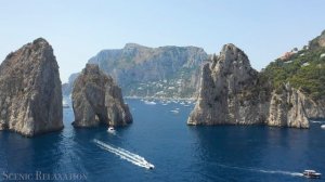 Побережье Амальфи 4K - Живописный Расслабляющий Фильм С Успокаивающей Музыкой.