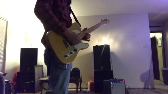 Blues Improv Telecaster into cranked Fender Princeton Reverb смотреть онлайн