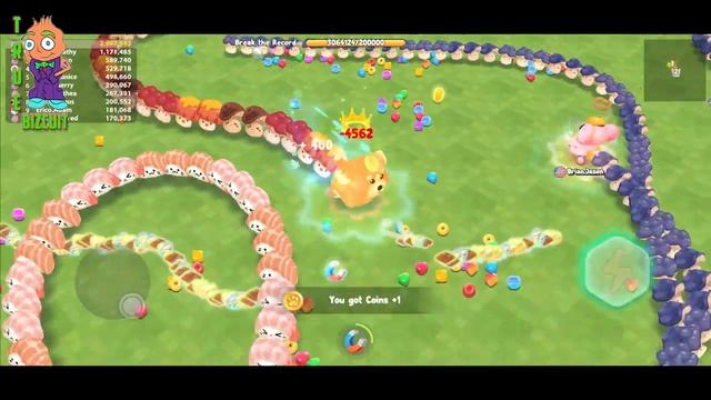 Sweet Crossing Snake.io MOST EPIC / WormsZone Gameplay (NEW slither IO Game) World Record 7M+ Score смотреть онлайн