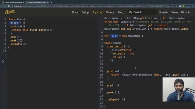 ES6 private class fields | Building a Stack and a Queue смотреть онлайн