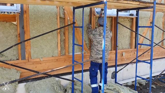 Каркасный дом через 5 лет сгниет? Продолжаем вскрытие. Меняем утеплитель. Пароизоляция. 9 Серия смотреть онлайн