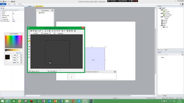 Construct 2 Уроки #1. Работа с проектом смотреть онлайн