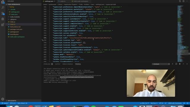 VS Code Setting: typescript.tsdk смотреть онлайн