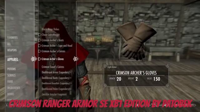 Skyrim SE Xbox One Mods|Crimson Ranger Armor SE XB1 Edition смотреть онлайн