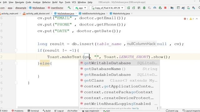 SQLite Database 2 - Insert Data смотреть онлайн