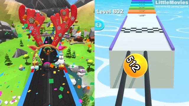 Ball Run 2048 | Sky Rolling Ball 3d - All Level Gameplay Android,iOS - NEW LEVEL UPDATE Best Games