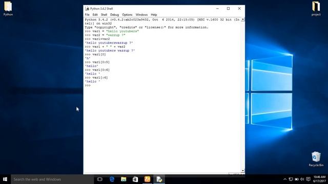 Part 6-Strings in python(Hindi) смотреть онлайн