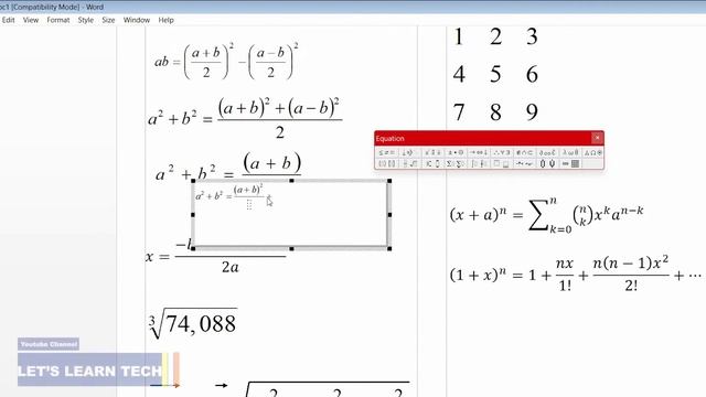 How to Write Equation in Microsoft Word | Equation 3.0 | বীজগণিত লেখার নিয়ম | Bangla Tutorial смотреть онлайн