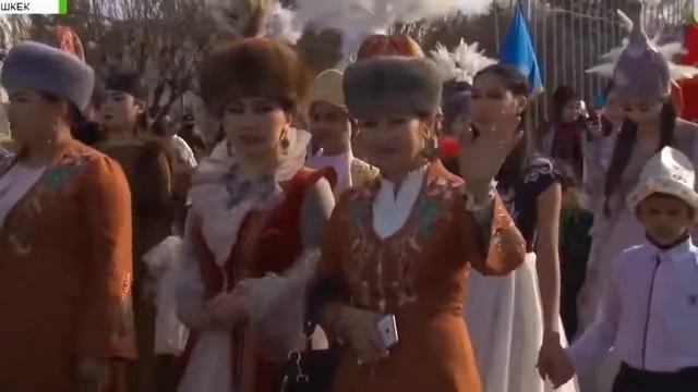 Народный марш за семейные, национальные и религиозные ценности! 14 марта 2021. Бишкек, Кыргызстан смотреть онлайн