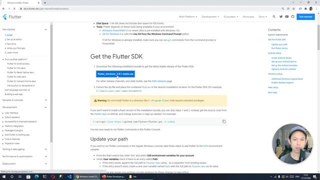 สอนวิธีติดตั้ง Flutter 2 บน Windows พร้อมสร้างโปรเจ็กต์ อัพเดท 2022 смотреть онлайн