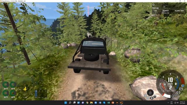 BeamNG.drive (Time Trials) (Chevrolet Silverado (2014) [Offroad 4x4 Version]) смотреть онлайн