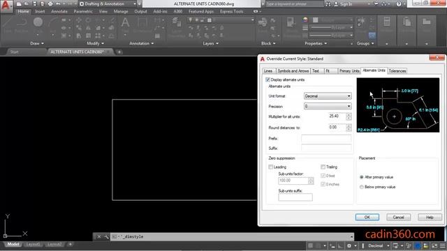 How to Show Metric and Imperial Dimensions in AutoCAD 2018 смотреть онлайн