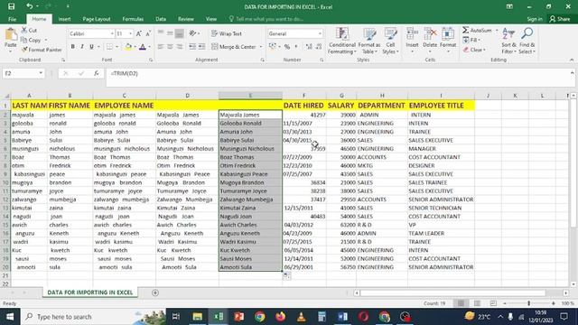 CLEANING DATA IN MS EXCEL: Removing duplicates & blanks, Changing cases, concatenating, & trimming смотреть онлайн