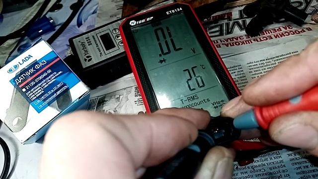 ВАЗ 16кл быстрая проверка датчика фаз ДПРВ смотреть онлайн