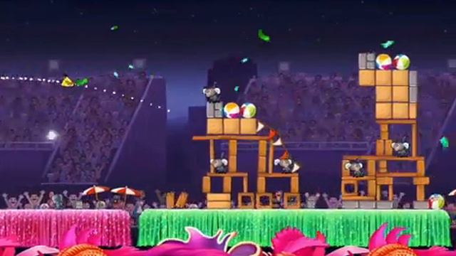 Angry Birds Rio 7-10 Carnival Upheaval 3 stars walkthrough T.flv смотреть онлайн