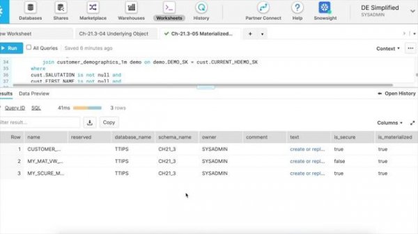 What are views in Snowflake  | Chapter-21.3 | Snowflake Hands-on Tutorial