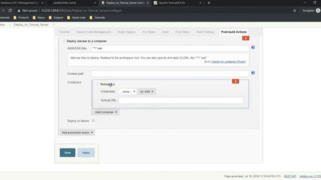 012 Deploy a war file on Tomcat VM using Jenkins | Computer Monk ? смотреть онлайн