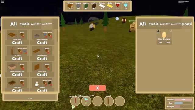 NOOB W/ A RUBY SWORD TROLLING! (ROBLOX ISLAND TRIBES) смотреть онлайн