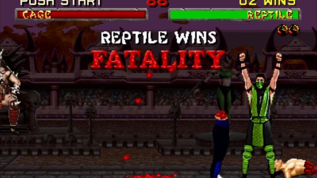 [TAS] Mortal Kombat 2 (Arcade) Reptile смотреть онлайн