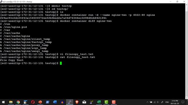 Docker Container Copy Diff Demo - video 14 смотреть онлайн